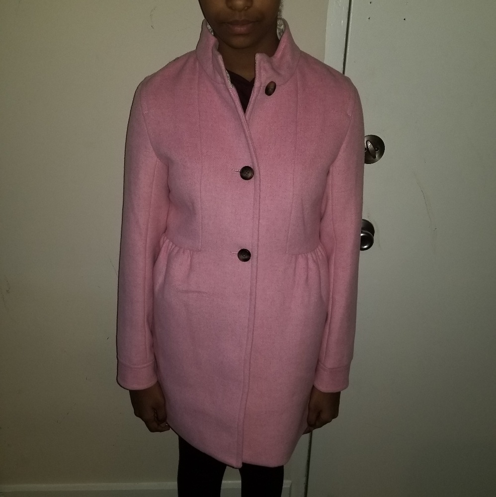 Dusty rose peacoat